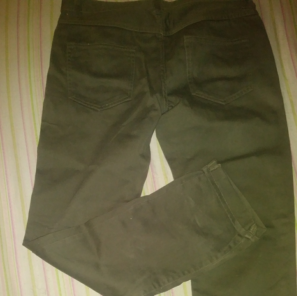 Olive green h&m jeans